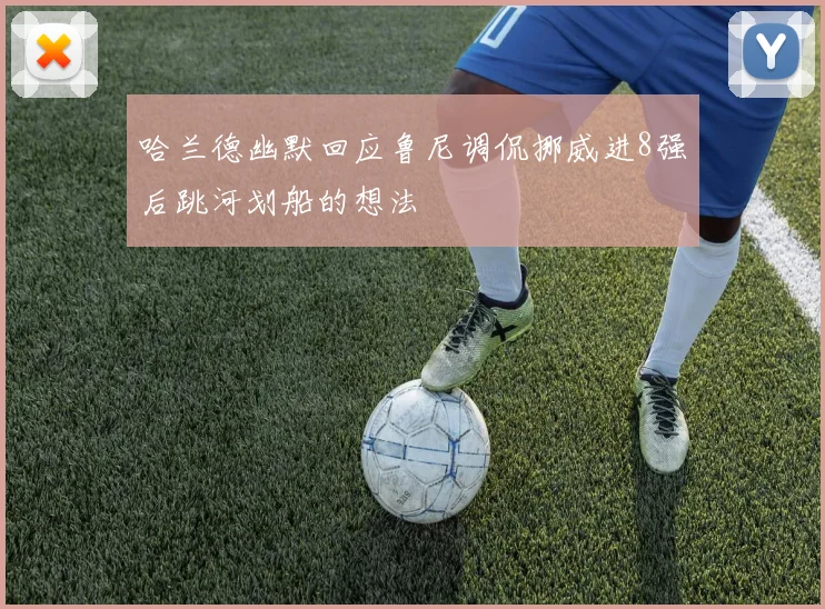 哈兰德幽默回应鲁尼调侃挪威进8强后跳河划船的想法
